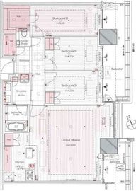 ブランズタワー芝浦 31階 間取り図