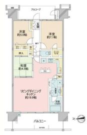 東京フロンティアシティアーバンフォート 16階 間取り図