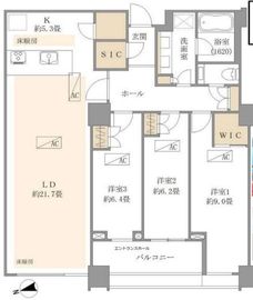 アトラスタワー茗荷谷 24階 間取り図