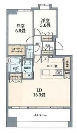 グラディス東京イースト 11階 間取り図