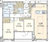 ザ・パークハウスグラン三番町 13階 間取り図