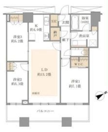 白金タワー 17階 間取り図
