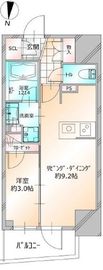イプセ学芸大学 6階 間取り図
