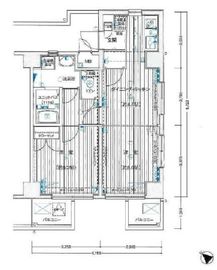 ヴェルトウォーターフロント 8階 間取り図