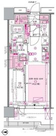 プラウドタワー亀戸クロス 4階 間取り図