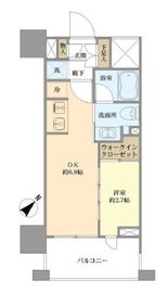 ガーネットコート四谷 5階 間取り図
