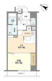 デュオ・スカーラ赤坂2 5階 間取り図