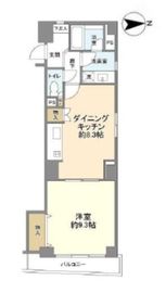 SUN麻布十番 5階 間取り図