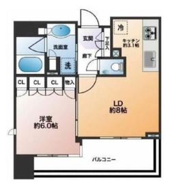 ブランズ代々木西参道 9階 間取り図