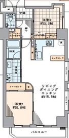 パークアクシス文京ステージ 8階 間取り図
