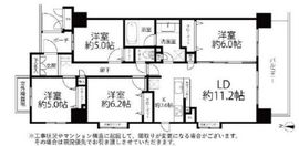 A-フロントステージメイツTATSUMI 2階 間取り図