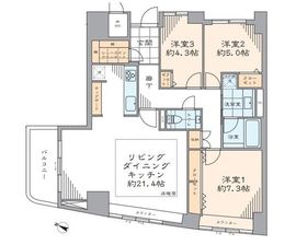 フォルム小石川 13階 間取り図