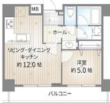 ランドステージお茶の水 6階 間取り図