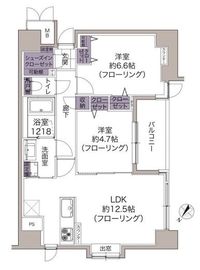 パラッシオ目黒不動前 9階 間取り図
