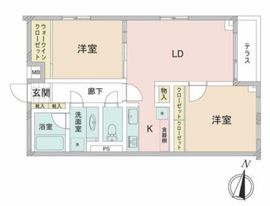 アピカ原宿セデュー 2階 間取り図