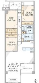 イッツ東京フォーサイトスクエア 2階 間取り図
