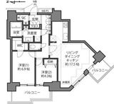 ルネッサンスタワー上野池之端 31階 間取り図