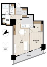リヴシティ一番町 4階 間取り図