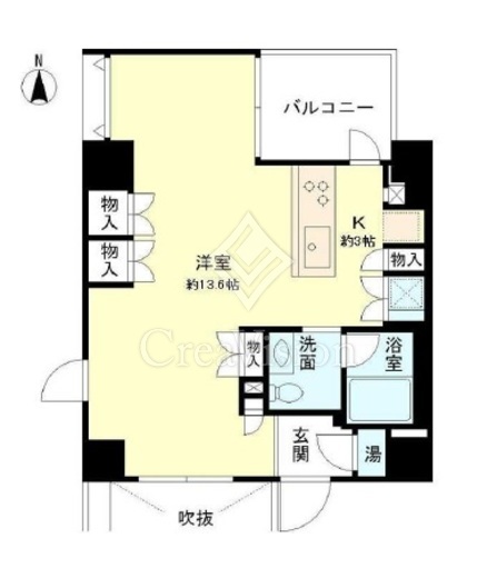 ベルメゾン芝 間取り図