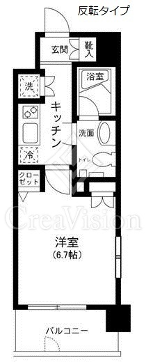 プライムアーバン田町 間取り図