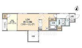 Nemo柿の木坂 1LDK　間取り