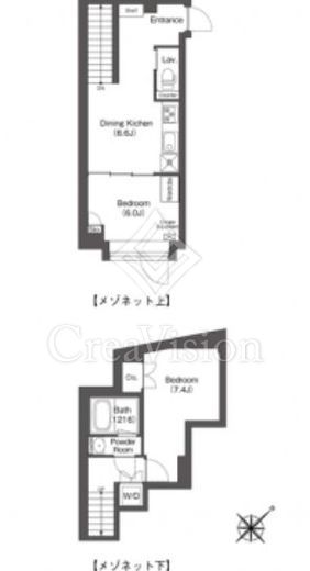 ディームス大井町フォレスト 間取り図