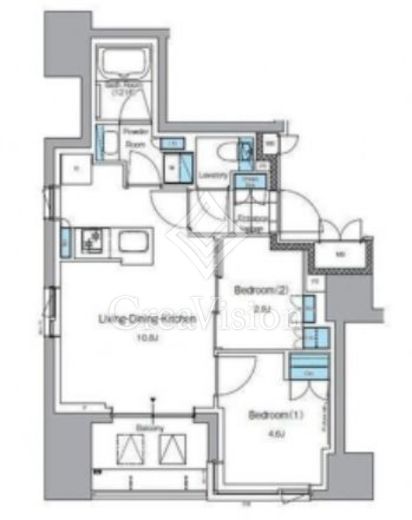 J.リヴィエール上野入谷プレイス 間取り図