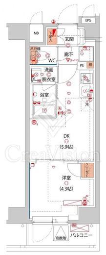 ハーモニーレジデンス東京サウス大塚 間取り図