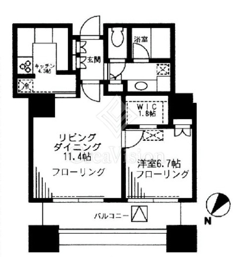 東京ツインパークス ライトウィング 間取り図