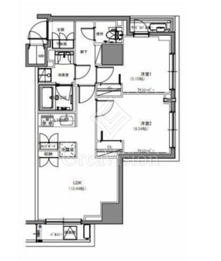 S-RESIDENCE両国緑 (エスレジデンス両国緑) 2LDK 物件画像1