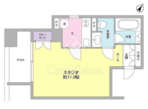 コンフォリア南青山 間取り図