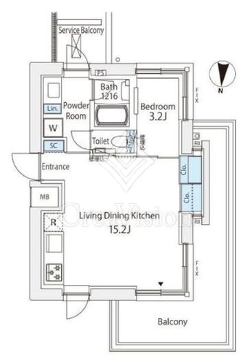 番町會所 間取り図