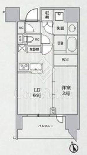 シーズンフラッツ代々木 間取り図