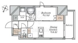 コンフォリア板橋区役所前 1DK　間取り
