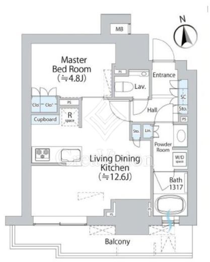 パークホームズ本郷三丁目 間取り図