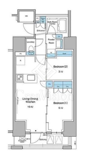 ルフォンプログレ大森山王 間取り図