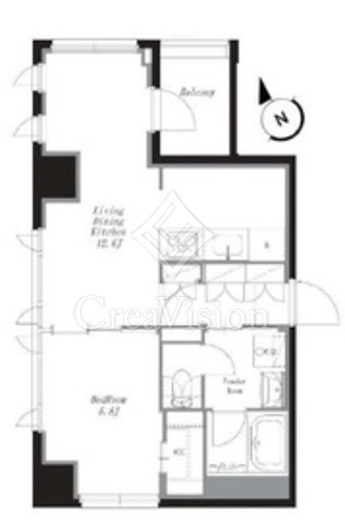 COLLET麻布 間取り図