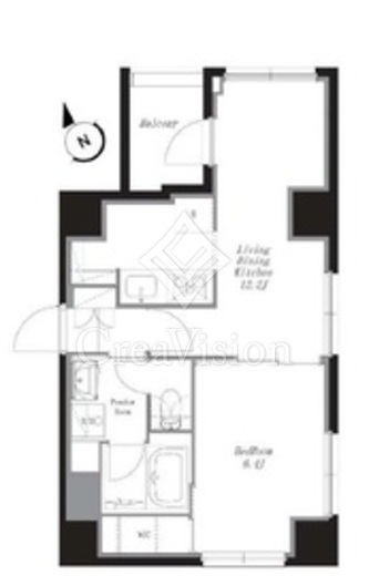 COLLET麻布 間取り図