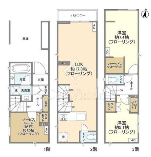 Kolet阿佐ヶ谷 (コレット阿佐ヶ谷) 2LDK 物件画像2