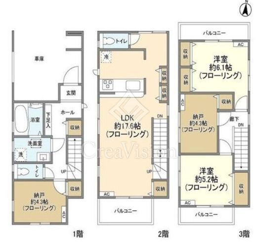 Kolet葛飾鎌倉 (コレット葛飾鎌倉) 2LDK 物件画像2