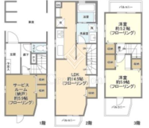 Kolet要町 (コレット要町)#03-#08 2LDK 物件画像2