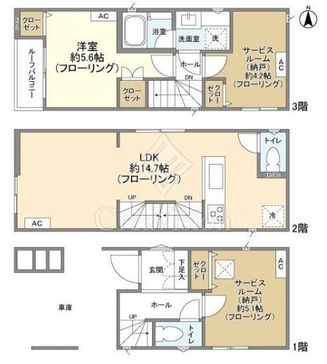 kolet元住吉 (コレット元住吉)#04-#06 1DK・1LDK 物件画像2