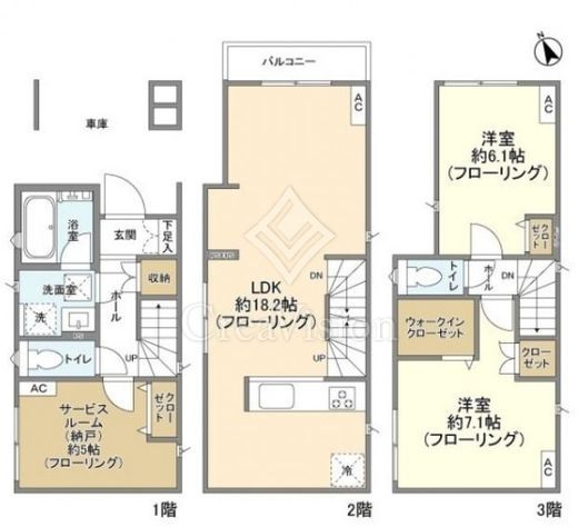 kolet二子新地 (コレット二子新地) 2LDK 物件画像2