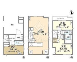 kolet新小岩 (コレット新小岩)#08#09#13#16 2LDK 物件画像2