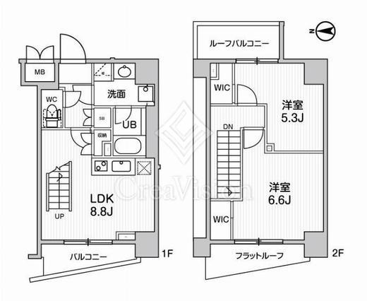 グランド神楽坂 間取り図