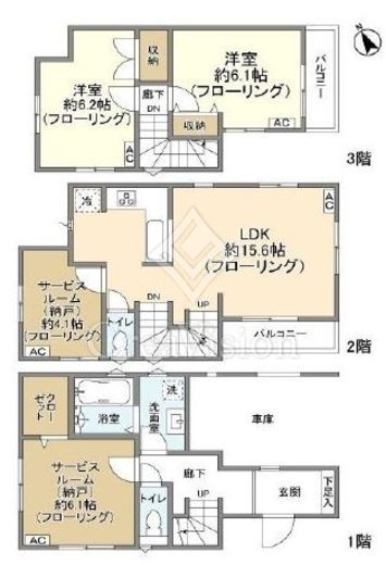 Kolet鶴見 (コレット鶴見)#01#02 2LDK 物件画像2