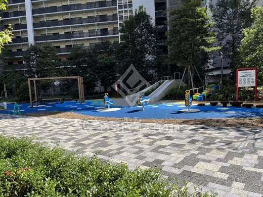 HARUMI FLAG PARK VILLAGE (晴海フラッグ パークヴィレッジ) 中庭　写真