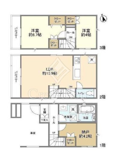 Kolet綾瀬 (コレット綾瀬)#12 3LDK以上 物件画像2