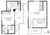 plaNECT薬王寺 1DK 間取り図