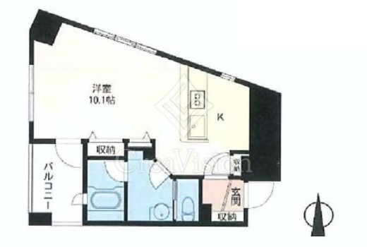 サライ南麻布 間取り図